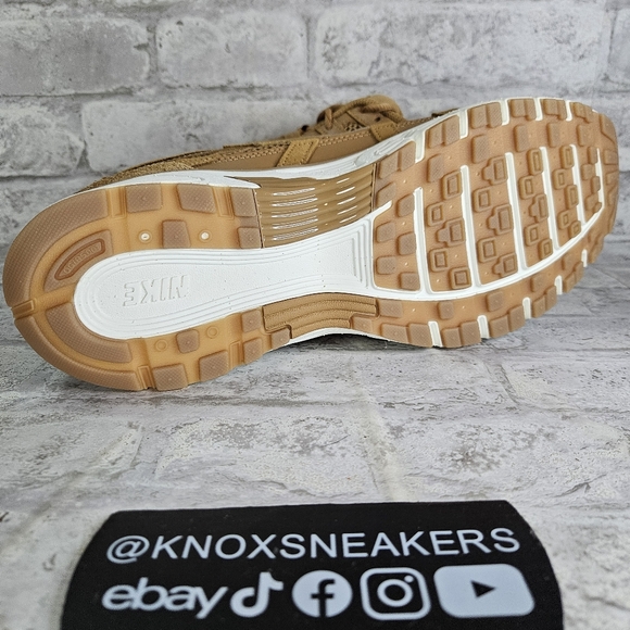 Nike P-6000 SE Flax Metallic Gold Mesh Sneaker HF0015-201 Men's Size 11.5 - Picture 6 of 7